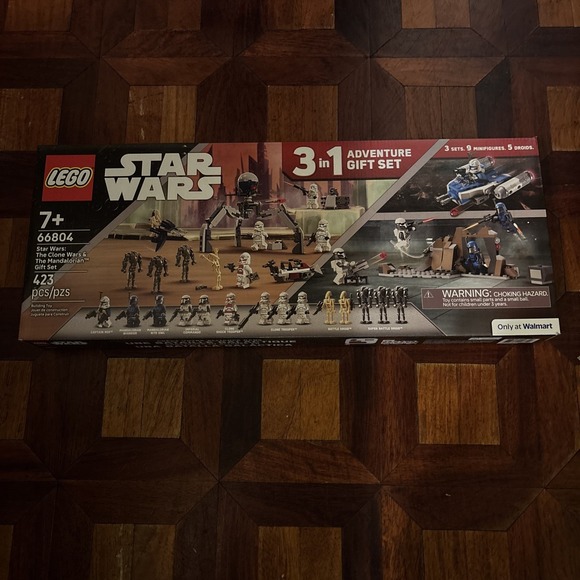LEGO Star Wars The Clone Wars & The Mandalorian Gift Set 66804 3 Sets In 1 Box - Picture 1 of 5